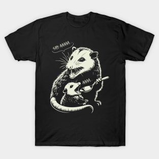 Opossum Moms Love T-Shirt